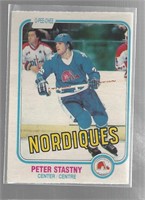 PETER STASTNY 1981-82 OPC HOCKEY ROOKIE #269
