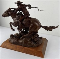 Bob Scriver 'Winchester Rider' Bronze Montana
