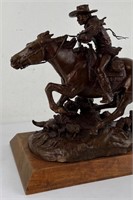 Bob Scriver 'Winchester Rider' Bronze Montana