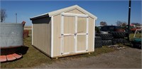 8x12' Storage Shed- Door is 59" Wide