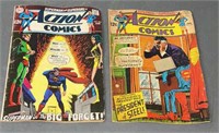 Two DC Action Comics 12 Cents 371 and 375