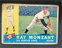 Ray Monzant Baseball Card