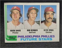 1982 Philadelphia Phillies Future Stars Card