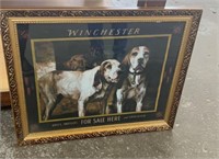 Framed Winchester Dog Print