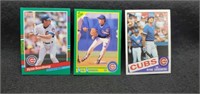 3- Ryne Sandberg Baseball Cards