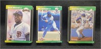 3- Packs Of 1989 Baseball Cards