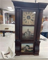 32" Antique Eight Day Wall Clock