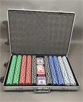 Large 22" x 15” New Poker Set