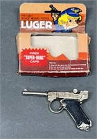 3.5" Die Cast Scale Model Luger Cap Pistol