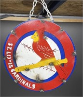 12" St. Louis Cardinals Metal Sign