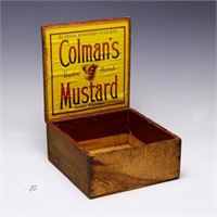 Antique Colman’s Bull’s head Mustard advertising B