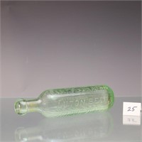 James Burgess antique advertising torpedo bottle