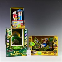 Three M&M Collectibles in original boxes