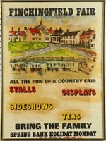 Vintage Poster of The Finchingfield Fair