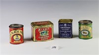 Vintage Advertising English Tin cans