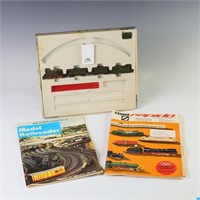 Two vintage train catalog, handbook and N scale Ar