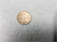 1866 three cent nickel
