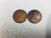1915D and 1919 wheat cents