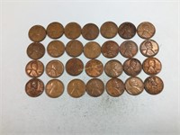 28 wheat cents, 1930’s
