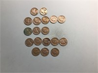 18 Jefferson nickels