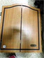 Halex Electronic Dartboard w/ Wood Cabinet