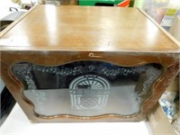 Wood Box W/ Glass Front