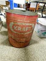 Kraft 20" Tall Metal Can