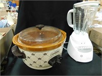 Rival Crockpot and GE 12 speed blender