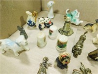 Assorted small figurines