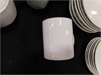 Symphony by Oneida white dishes