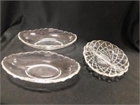 Crystal like candy dishes