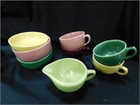 Vintage Bauer Misc. Pottery Dishes