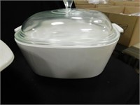 2 Large Corning Ware Bowls with Lids