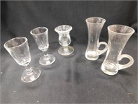 5 Small Cherry or Shot Glasses