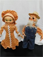 Mr. & Mrs. Farmer Dolls