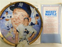Mickey Mantle Plate Collection