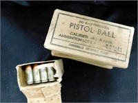 Pistol Ball .45 Caliber M1911
