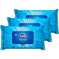 (3) 75-Ct Clorox Disinfecting Wipes, Fresh Scent