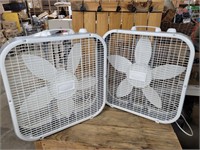 SET OF 2 BOX FANS