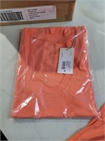 FULL CASE OF NWT ORANGE TANK TOPS.