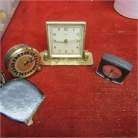 (3)Vintage travel clocks