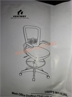 Costway Mesh Office Chair with Footrest Ring