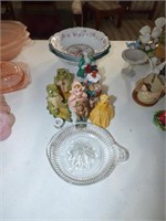 GERMANY BOWLS, FIGURINES GLASS ITEMS & MORE