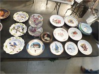 BIRD, ROOSTER AND ASSORTED PLATES