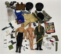 Lot Of 12in GI Joe Action Figures & More