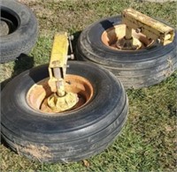 Pair of 10.00-15SL tires, like new