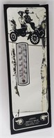 Early Pontiac Mirrored Advertising Thermometer