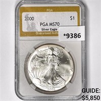 2000 American Silver Eagle PGA-MS70