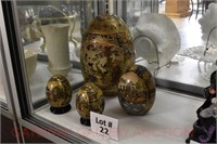 Decorative Ceramic Eggs: