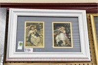 Framed Postcard Print: